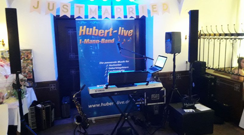Alleinunterhalter Hochzeitsband DJ Hubert-live