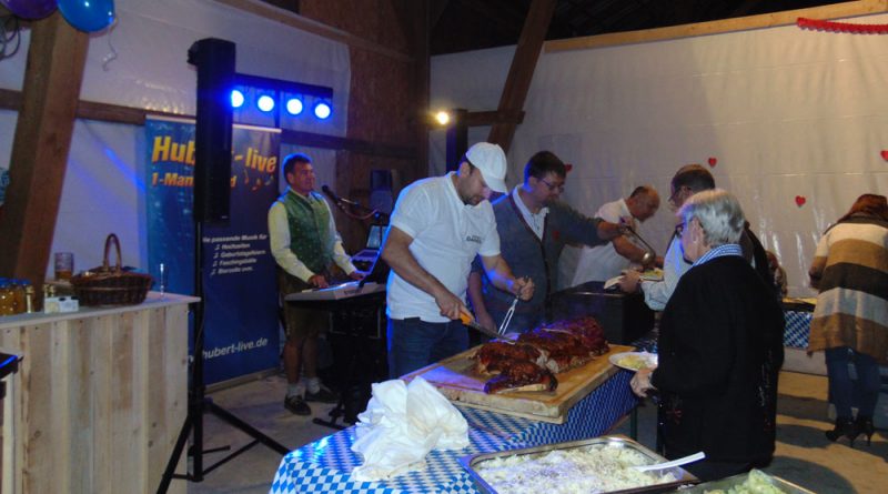 Musiker Hubert auf einer Hochzeit